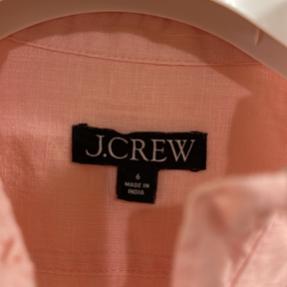 J. Crew Cottage Linen Ruffle Top - Picture 4 of 4